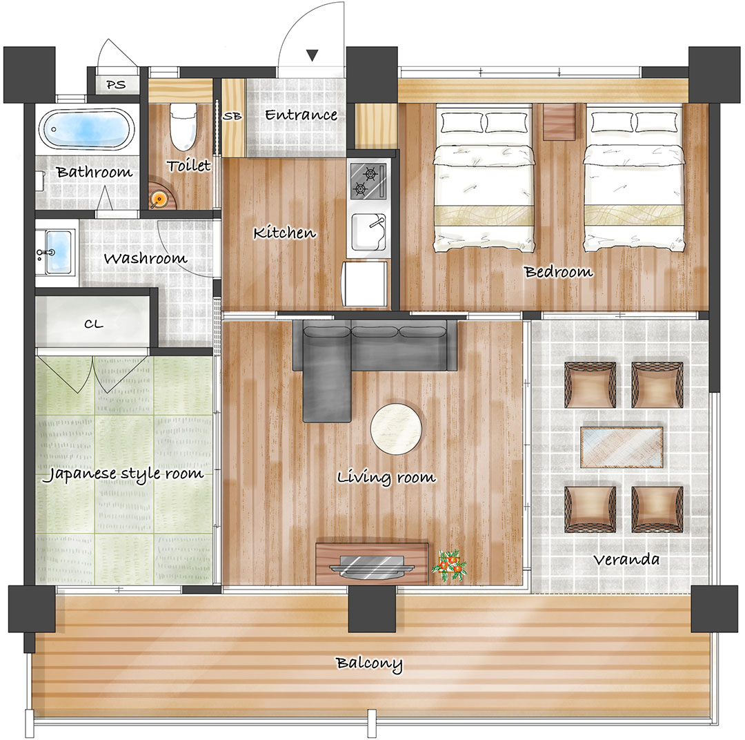 和みスイート 3階フロアマップ