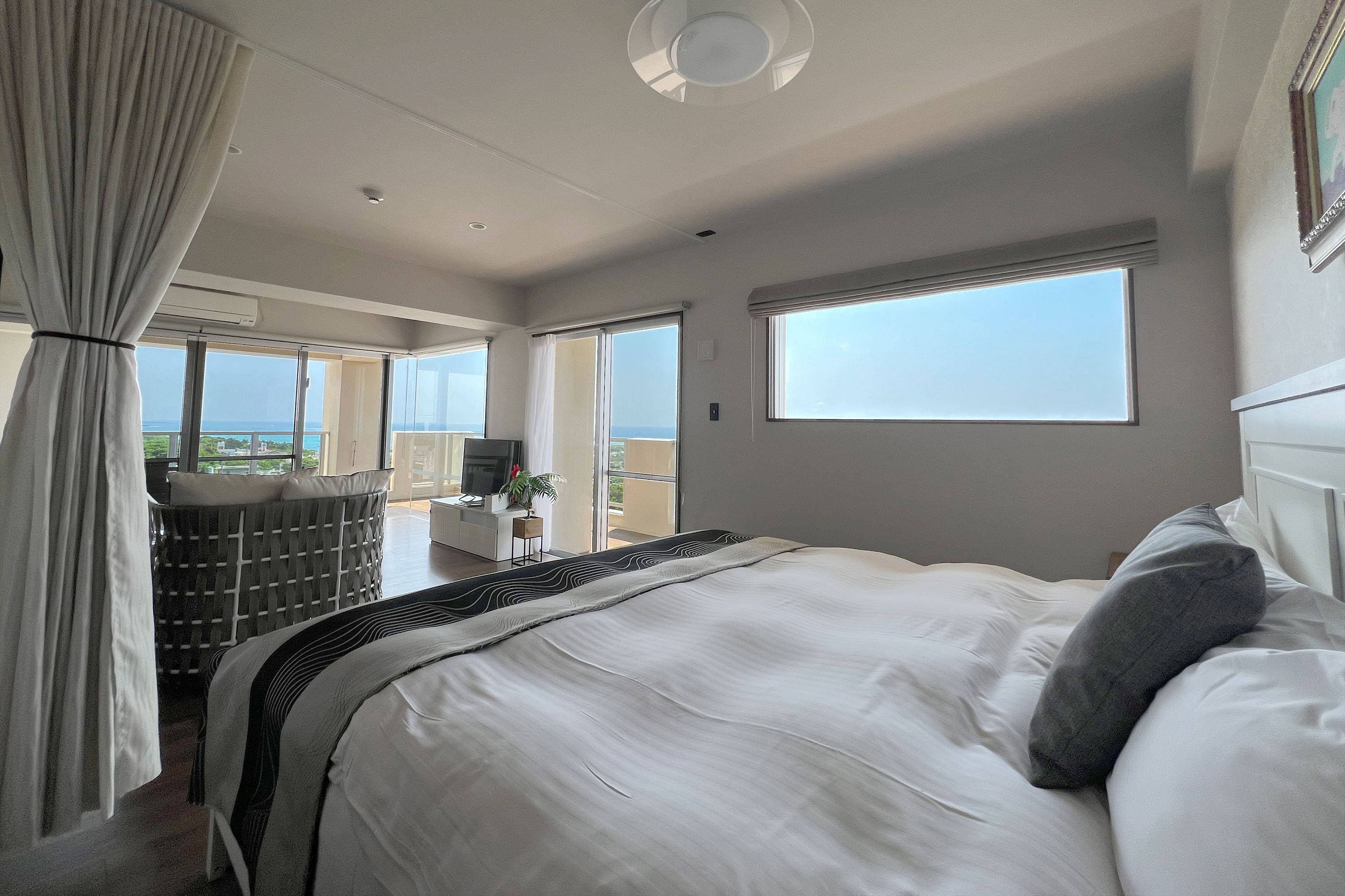 オリオンスイート - 開放的なベッドルーム